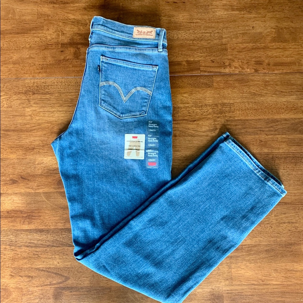❌SOLD Women's Levis 512 Perfectly Slimming Straigh - Picture 3 of 7